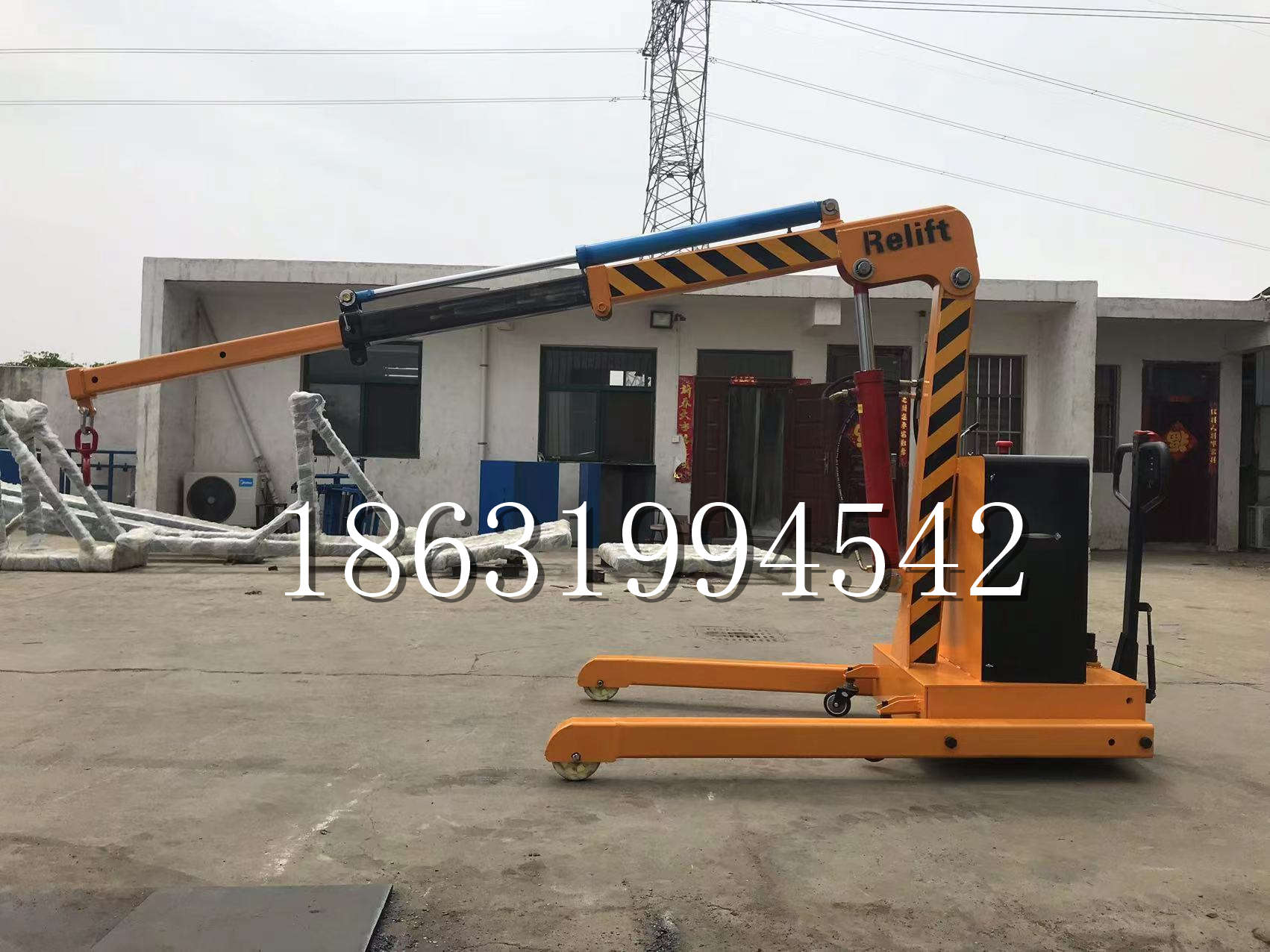 葵青区久征定做3吨三轮随车吊 农用园林绿化移树吊 平板工程用小吊机